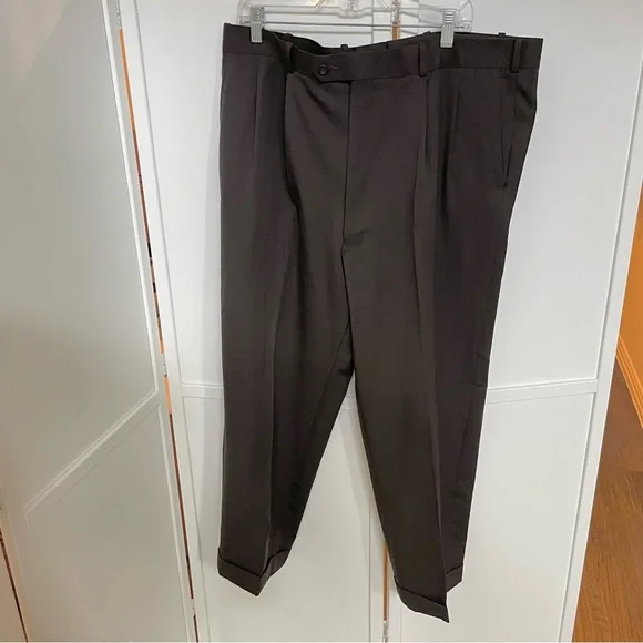 strapless open back dress Cotton Stretch Pinstripe Seersucker Single Pleat Suit Pants main image 1